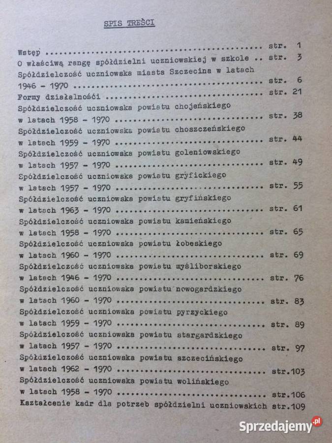 3281 25 Lat Spółdziel Uczniowskiej Woj Szczecin sprzedam