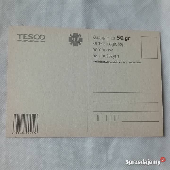 Pocztówka Podziel się kromką chleba TESCOCaritas Koźminek