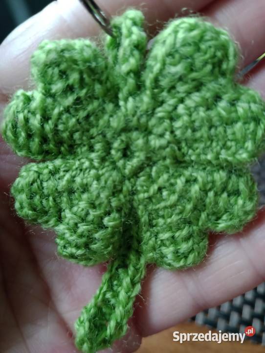 Breloczek koniczynka kwiatek Lubsza