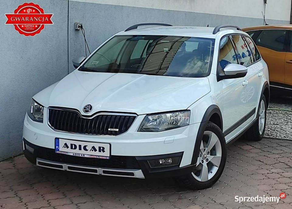 koda Octavia SCOUT 4X4 tempomat 6biegów światła przeciwmgielne śląskie Racibórz