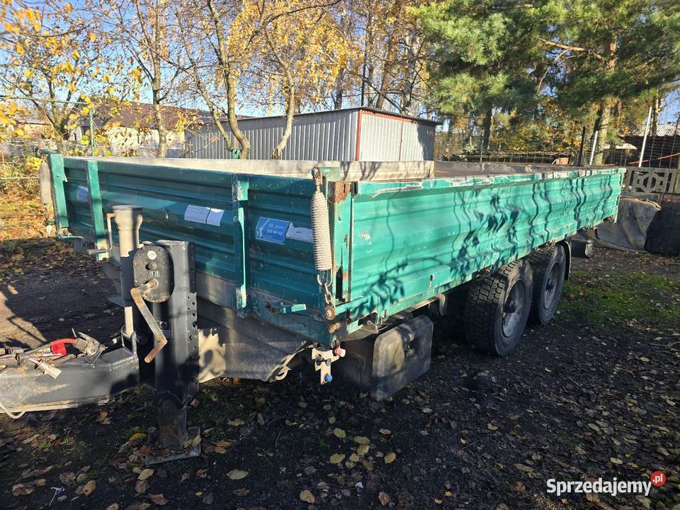 Przyczepa Tandem Niskopodwozie Wywrotka Moeslein Wieluń