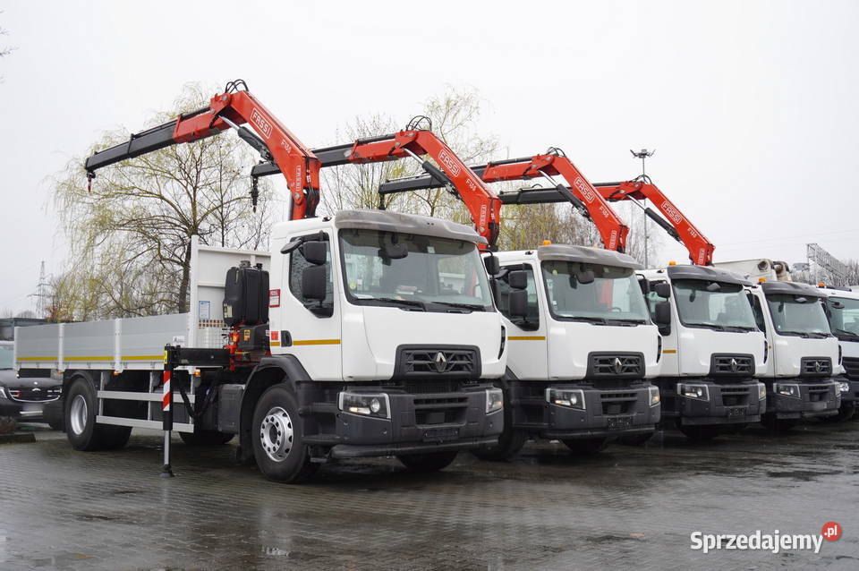 Renault C320 P4x2 E6 HDS Fassi 56t Zasięg 8m automatyczna Dźwigi samochodowe Kraków