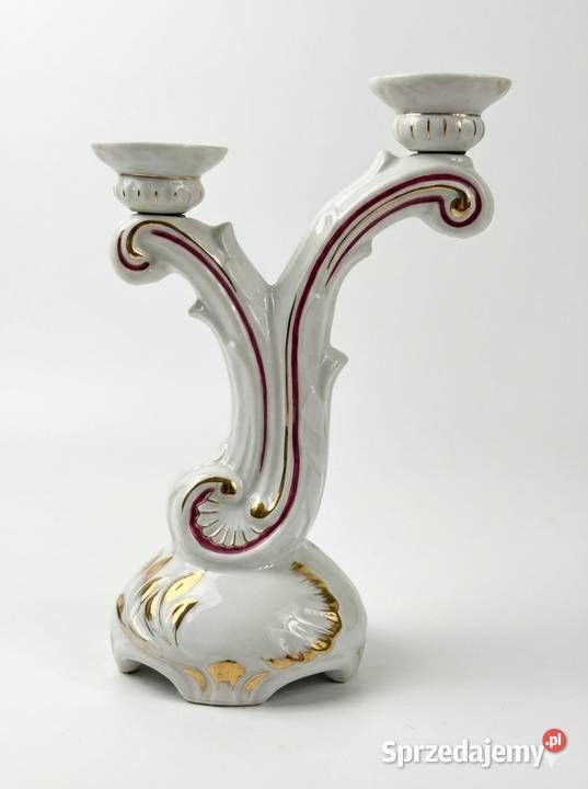 Porcelanowy świecznik Proszowice sprzedam