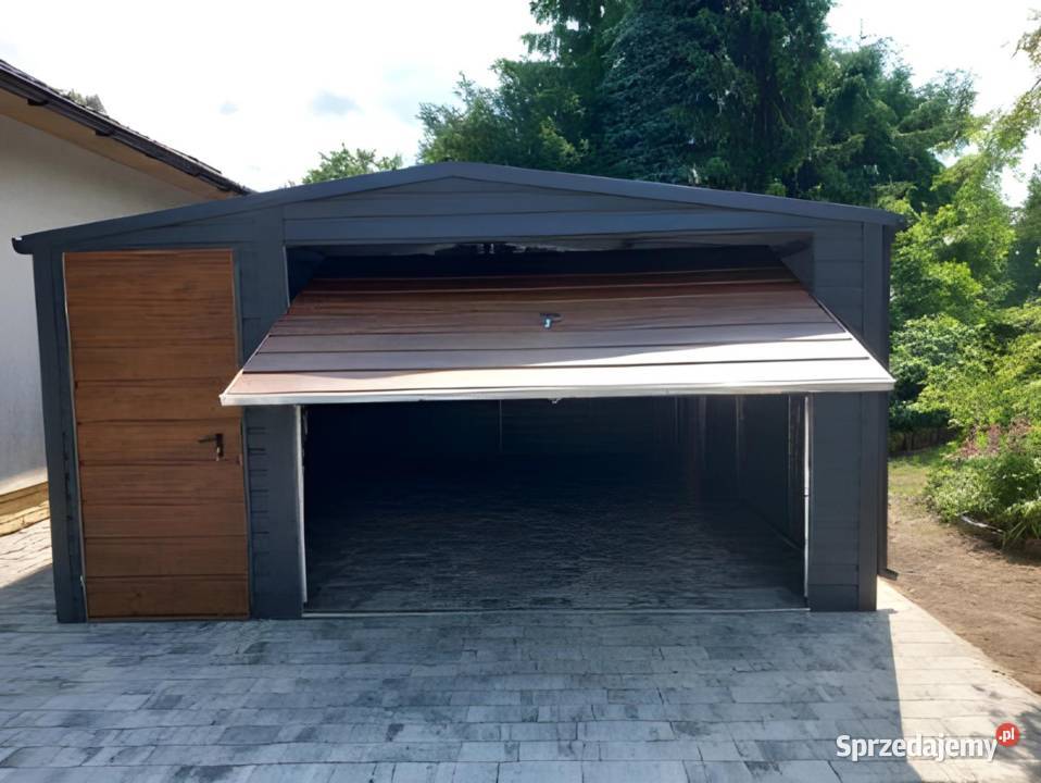 Garaż Blaszany Blaszak dwuspadowy 4x5m Sprzedaż śląskie