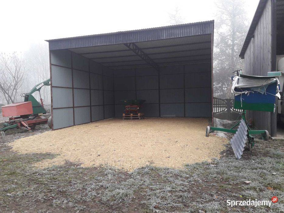 Garaż Blaszany Wiata o wymiarach 12x6m OTWARTA Pleszew