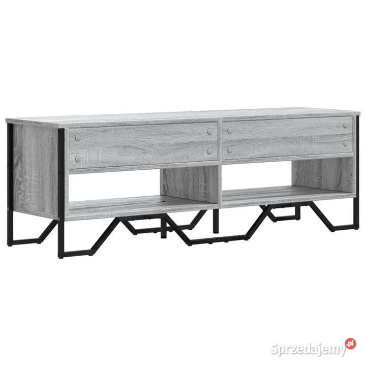 Szafka pod TV szary dąb sonoma 122x34x41