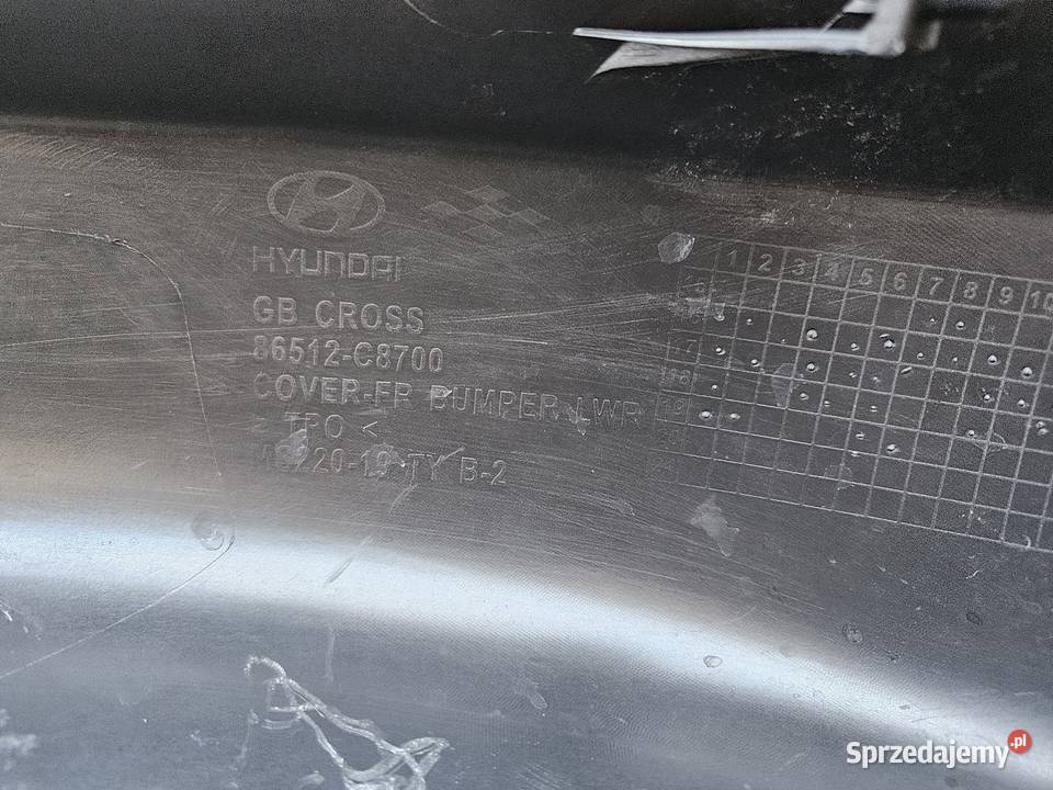 HYUNDAI I20 ACTIVE SPOILER ZDERZAKA PRZÓD Międzychód