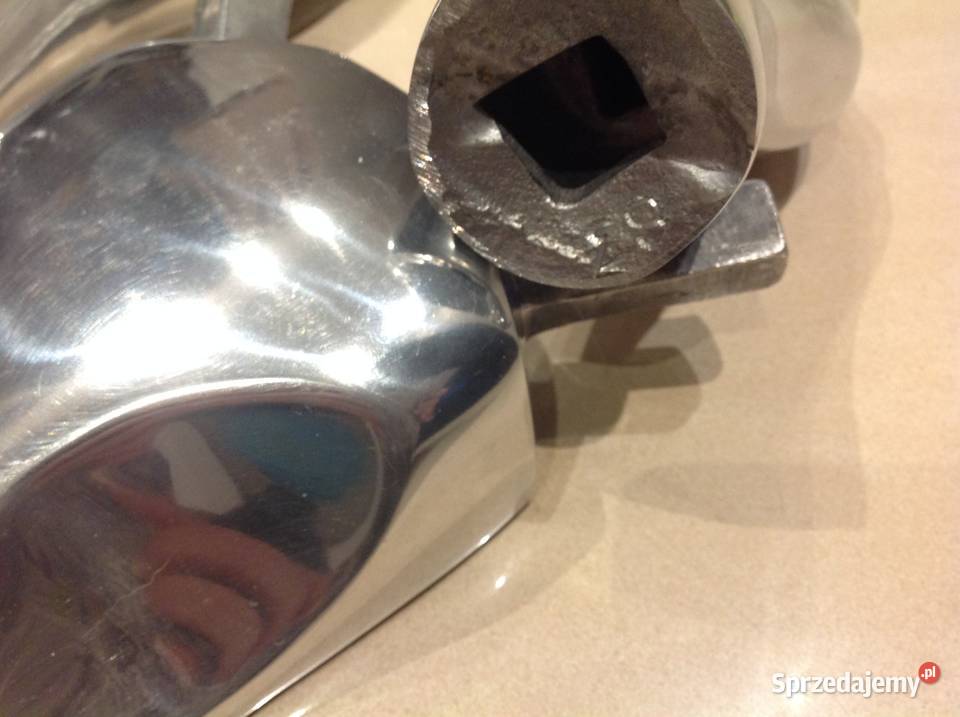 Rogi Poroże Srebrne Aluminiowe Dekoracja Ścienna Nowa Sól