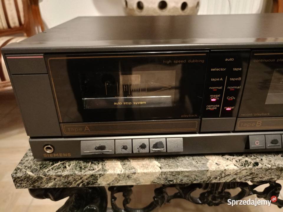 Zestaw Deck i Tuner SIEMENS Vintage wielkopolskie Drawski Młyn