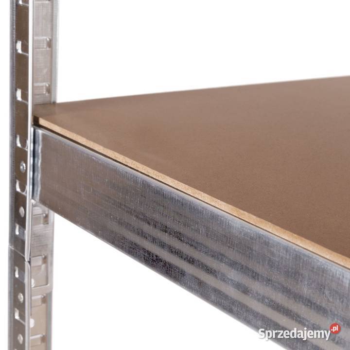 Regał narożny metalowy srebrny 5 półek wielkopolskie Poznań