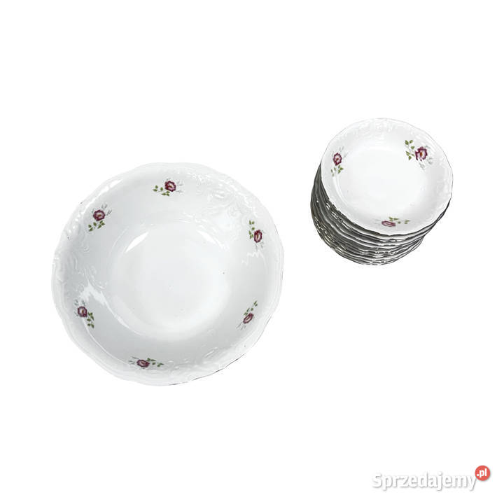Zestaw porcelany Fabryka Porcelany Wałbrzych 13 biały Warszawa