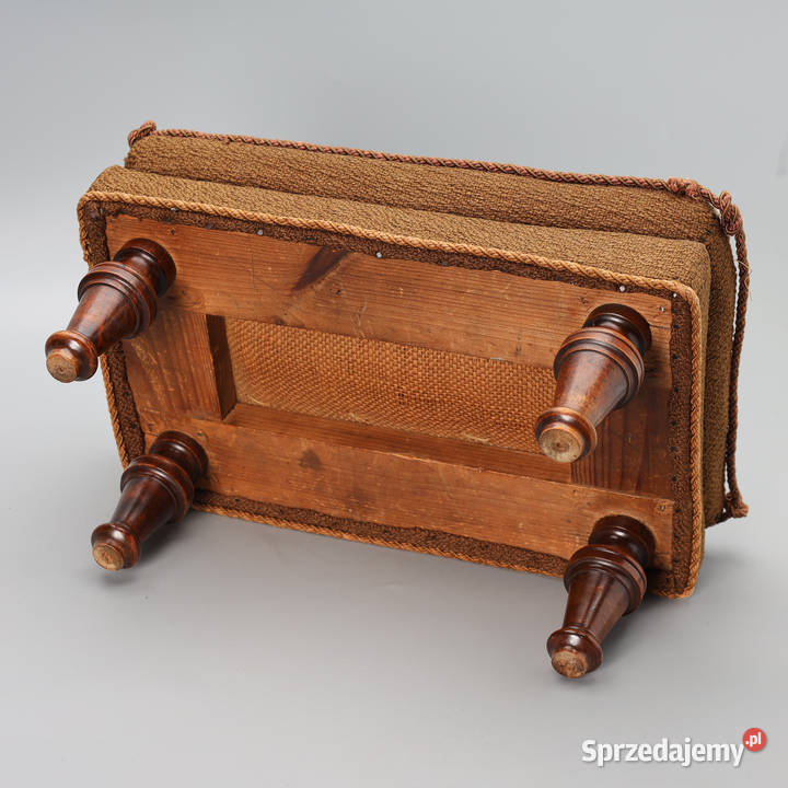 ARTexpert Podnóżek Ludwik Gobelin motyw kwiatowt