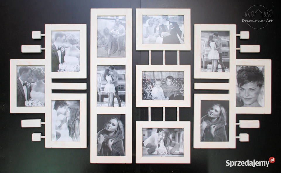 Galeria Multirama z drewna Ramka na zdjęcia Foto Bytom