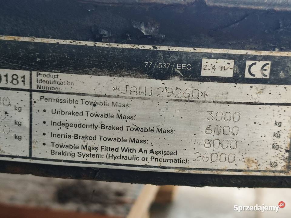 Rama podwozie 87406523 HOLLAND TG230 wielkopolskie Wilkowo
