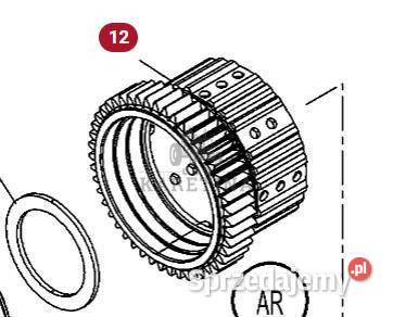 Massey Ferguson 7718S 7718 S 1804A DYNA 6 Koło sprzedam