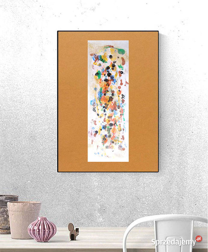 grafika złotobrązowa obraz brązowozłoty ładna odcienie brązowego Łódź