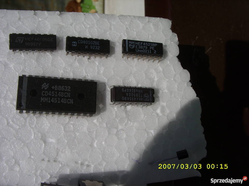 Uklady CMOS 4514 4521 14516 4528 4538 14585 Elektronika