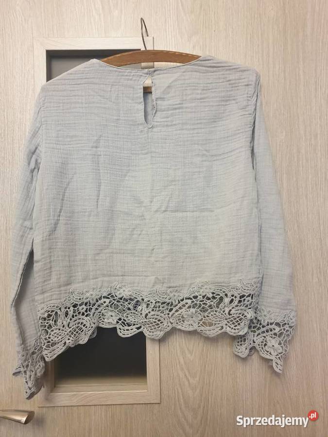 Delikatna bladoniebieska bluzka Zara rozmiar mex Rozmiar 36(S) małopolskie sprzedam