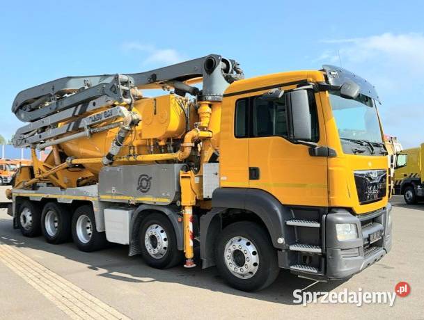 Pompa do betonu Betoniarka Man szary Warszawa