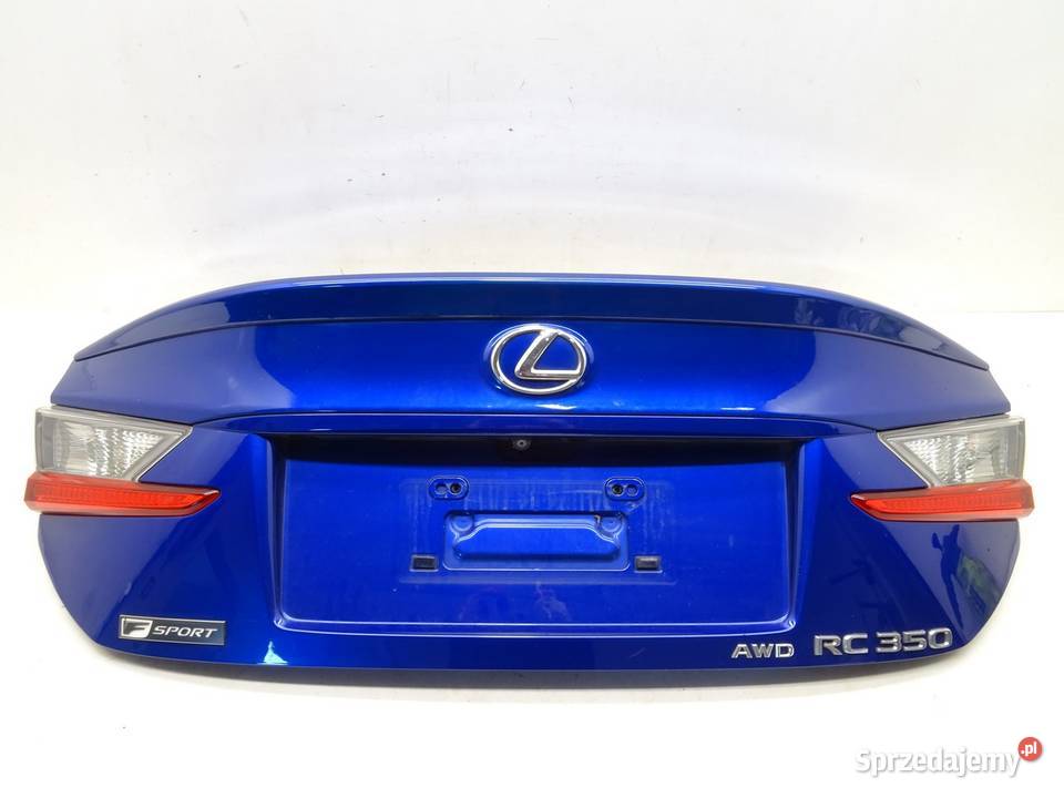 TYLNA KLAPA LEXUS RC SportowyCoupe TYLNA