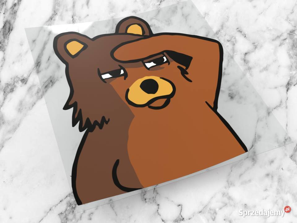 Naklejka PEDOBEAR 8 x 75 anime miś bear jdm podlaskie Choroszcz sprzedam