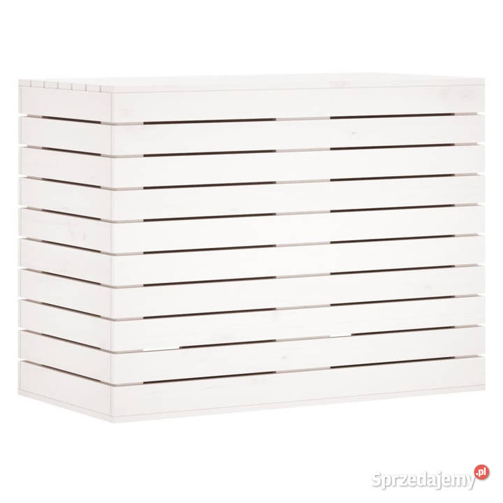 Kosz na pranie biały 885x44x66 lite drewno mazowieckie Warszawa
