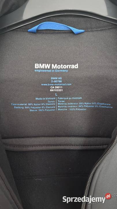 Kurtka BMW docieplenie PCM Motorrad śląskie Jastrzębie-Zdrój