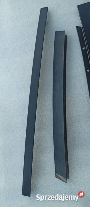 Listwy drzwi szyb Bmw e46 Czarne MAT Matowe Kmpl Dębica