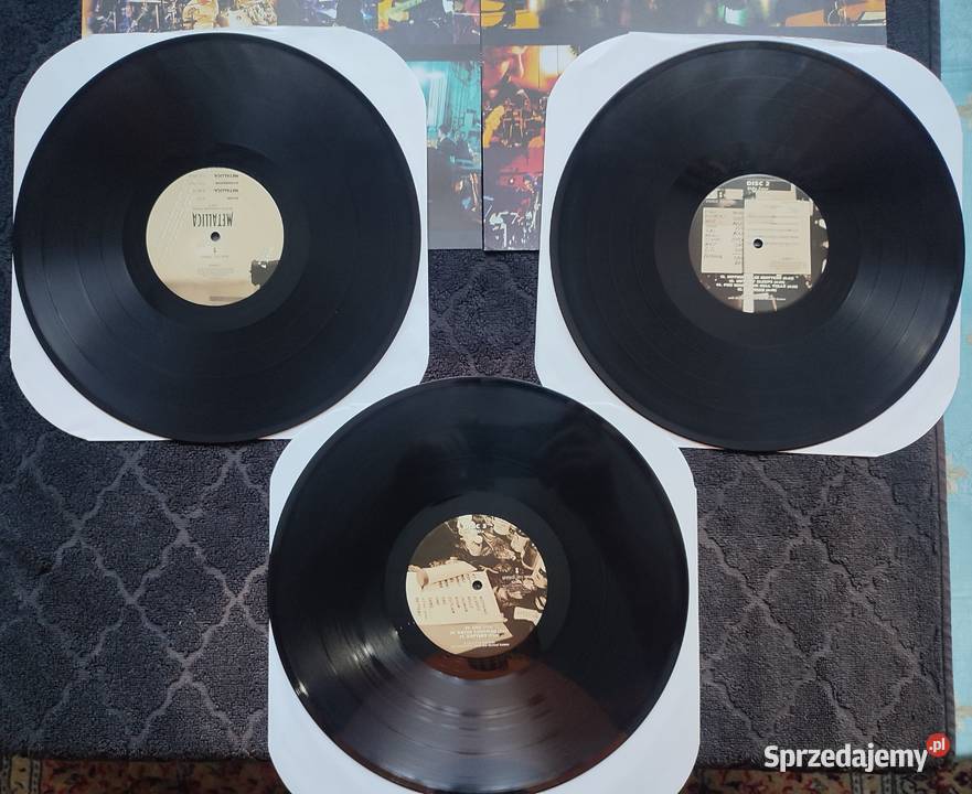 Płyty winylowe zespołu Metallica 3 x vinyl płyta winylowa Białystok