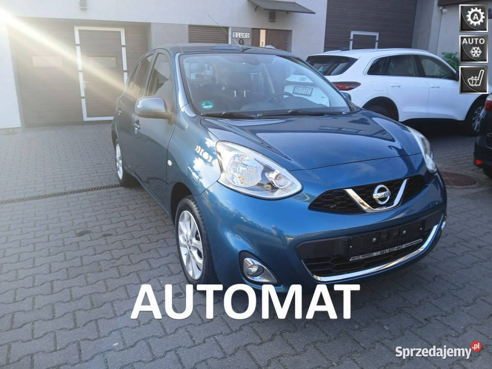 Nissan Micra 12i AUTOMAT klimatronik alufelgi Rok produkcji 2015 Micra zachodniopomorskie Gryfino