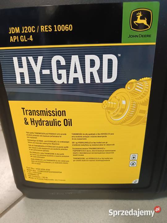 Olej hydrauliczny JOHN DEERE HYGARD 20L APIGL4 Wieluń