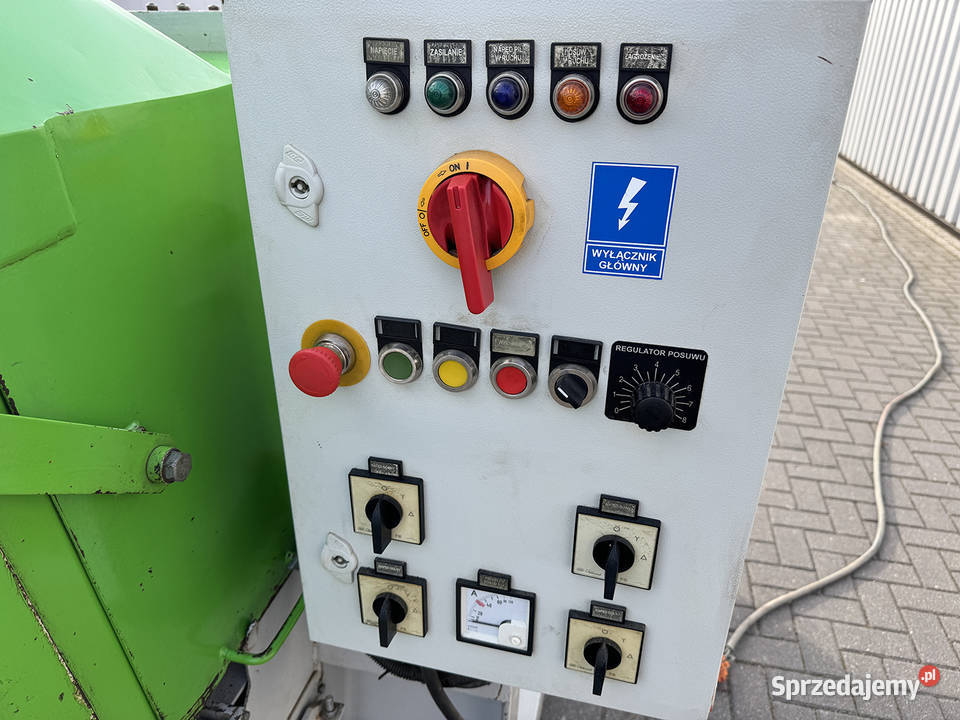Trak tarczowy do cięcia pryzm i desek z kłód pomorskie Sierakowska Huta