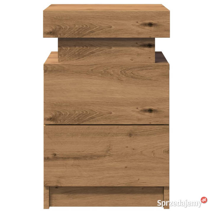 Szafki nocne z LED 2 dąb artisian 35x39x55 Warszawa