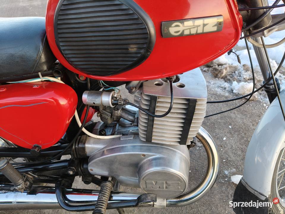Motocykl MZ TS 250 1980r z dokumentami Nowe Skalmierzyce