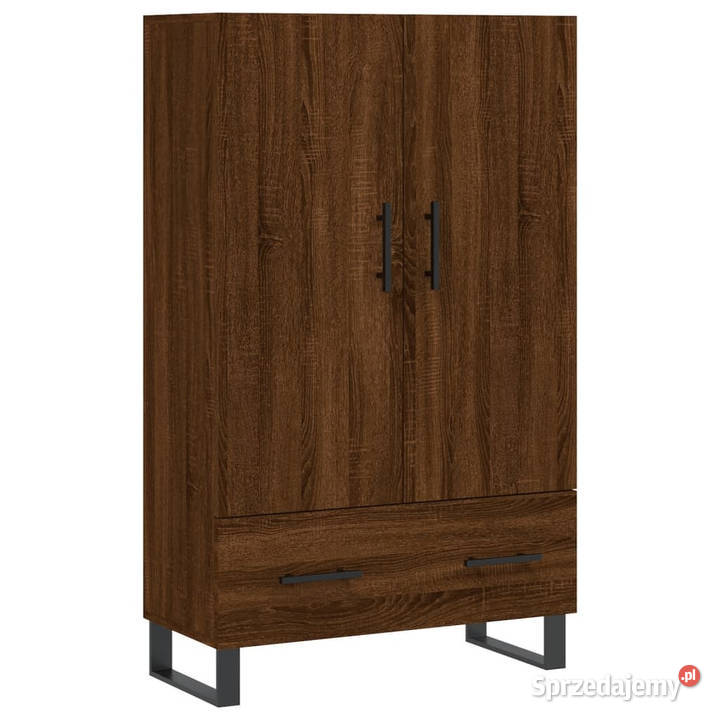 Wysoka szafka brązowy dąb 695x31x115 WM828267 mazowieckie sprzedam