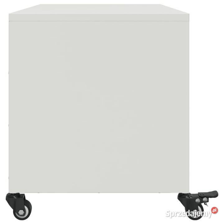 Szafka RTV biała 68x39x435 stal WM846643 Warszawa sprzedam