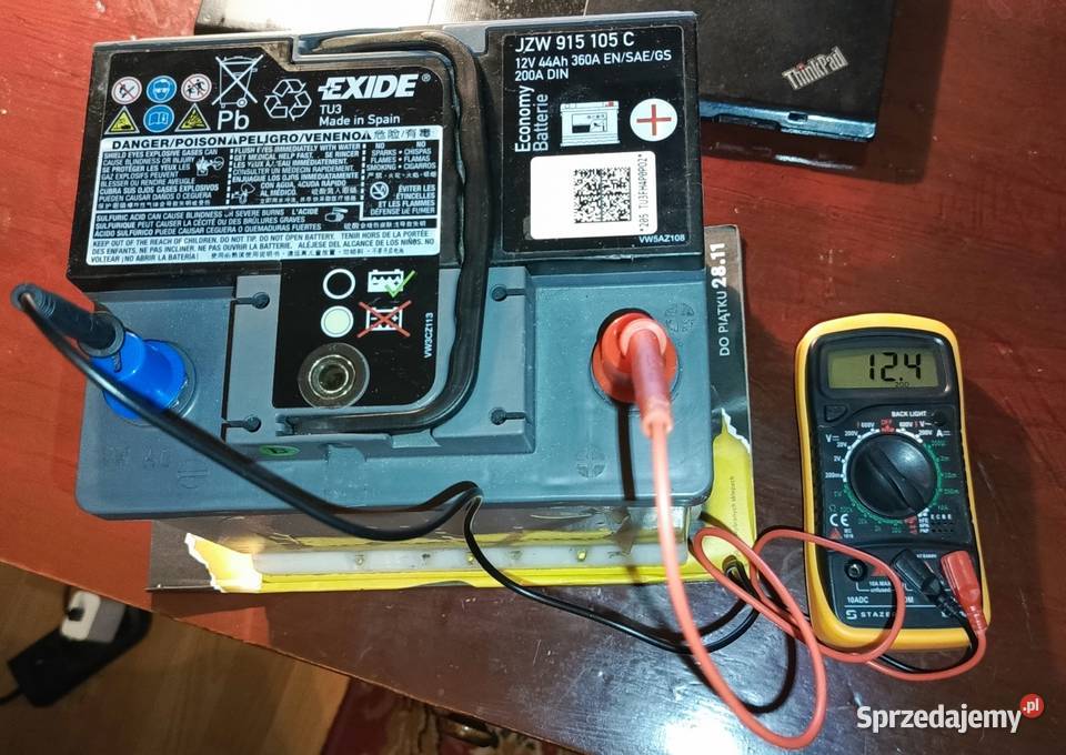 Akumulator Exide 44 ah Sprawny 12v Mysłowice śląskie sprzedam