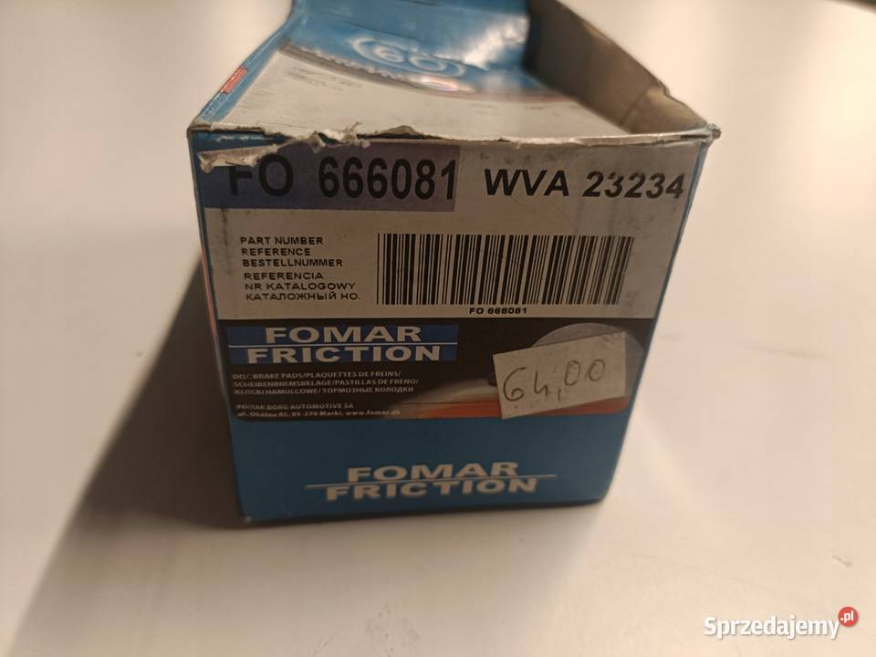 Daewoo Nubira Tacuma PRZEDNIE KLOCKI HAMULCOWE Chełm sprzedam