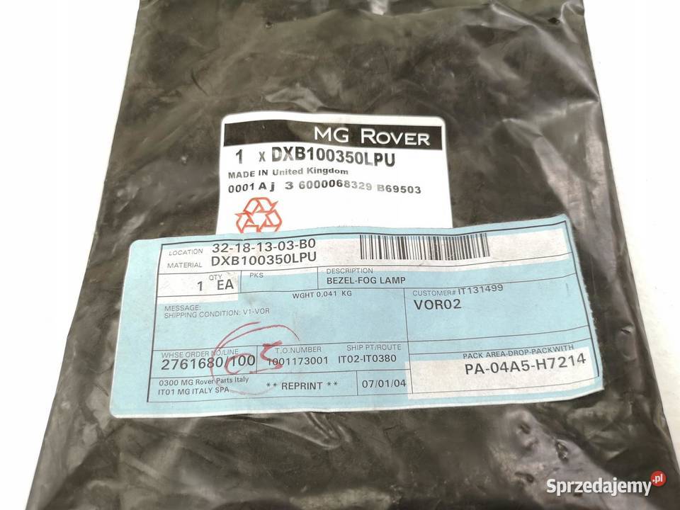 RAMKA HALOGENU LEWA ROVER 400 9098 ORIGINAL OE