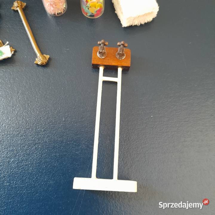 Miniaturowa porcelanowa wanna lalek miniatury Bogatynia
