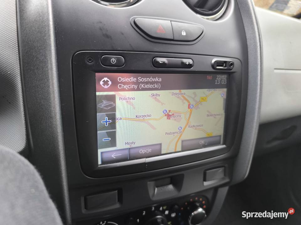 Duster 2015r 16 benzyna LPG Salon Navi gniazdo SD Kielce