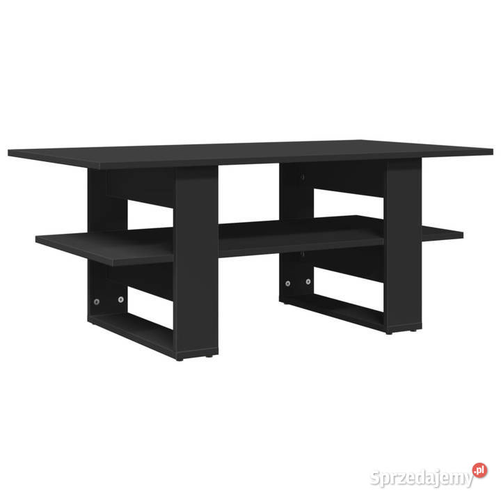 Stolik kawowy czarny 102x55x42 materiał Warszawa sprzedam