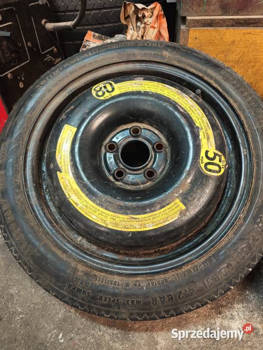 Sprzedam dojazdówkę koło zapasowe R16 5x100 Kętrzyn