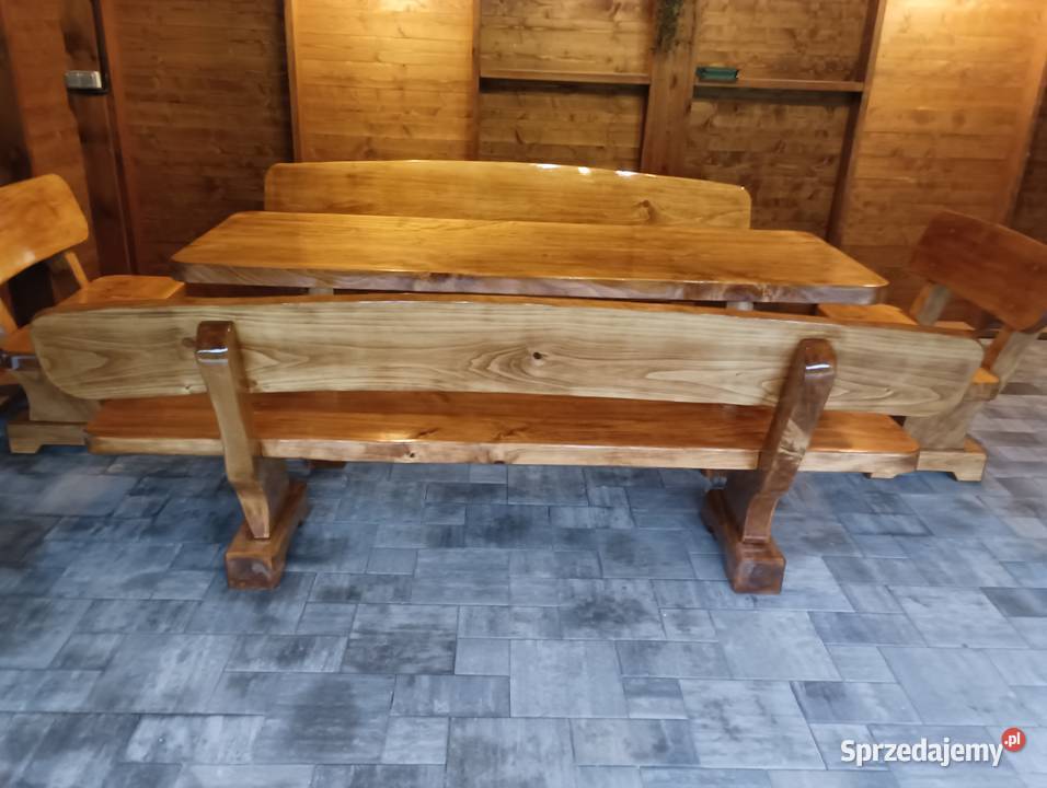 Meble Ogrodowe stół ławy krzesła Altana świętokrzyskie Nowa Słupia