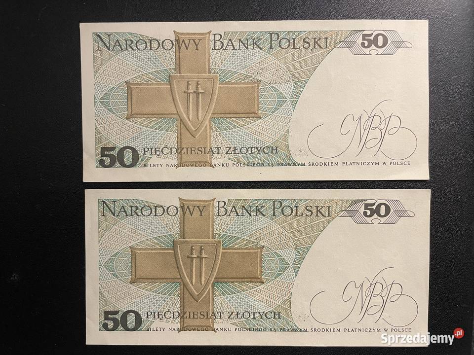 Stare dwa banknoty kolekcjonerskie Łódź