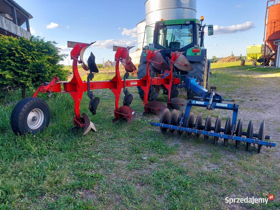 Pług 4 skibowy Agrolux Overum obrotowy z Bukowiec sprzedam