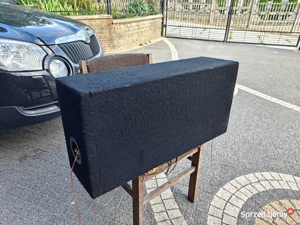 Skrzynia tuba basowa bassowa subwoofer dual 2x skrzynie basowe i tuby Niegowonice sprzedam