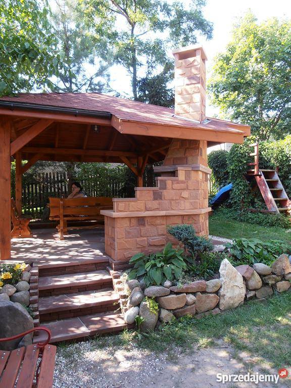 Wędzarnia grill z kamienia naturalnego świętokrzyskie Tumlin-Węgle