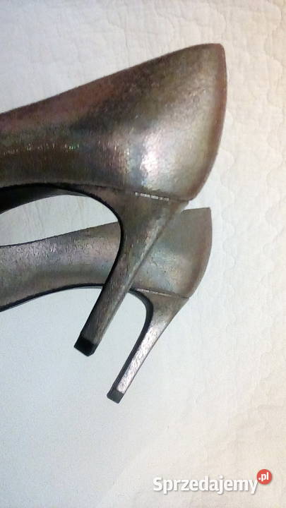 Buty zara raz założone kolor srebny Kraków
