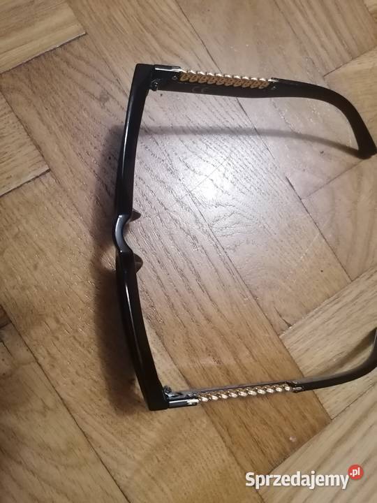 Okulary czarne z grubą oprawką Gdańsk